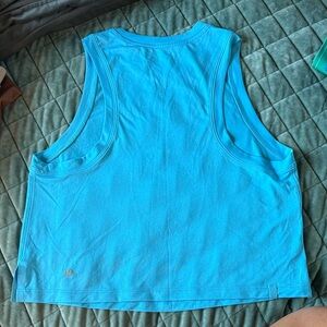 lululemon athletica Vibrant Blue Tank Top MEDIUM